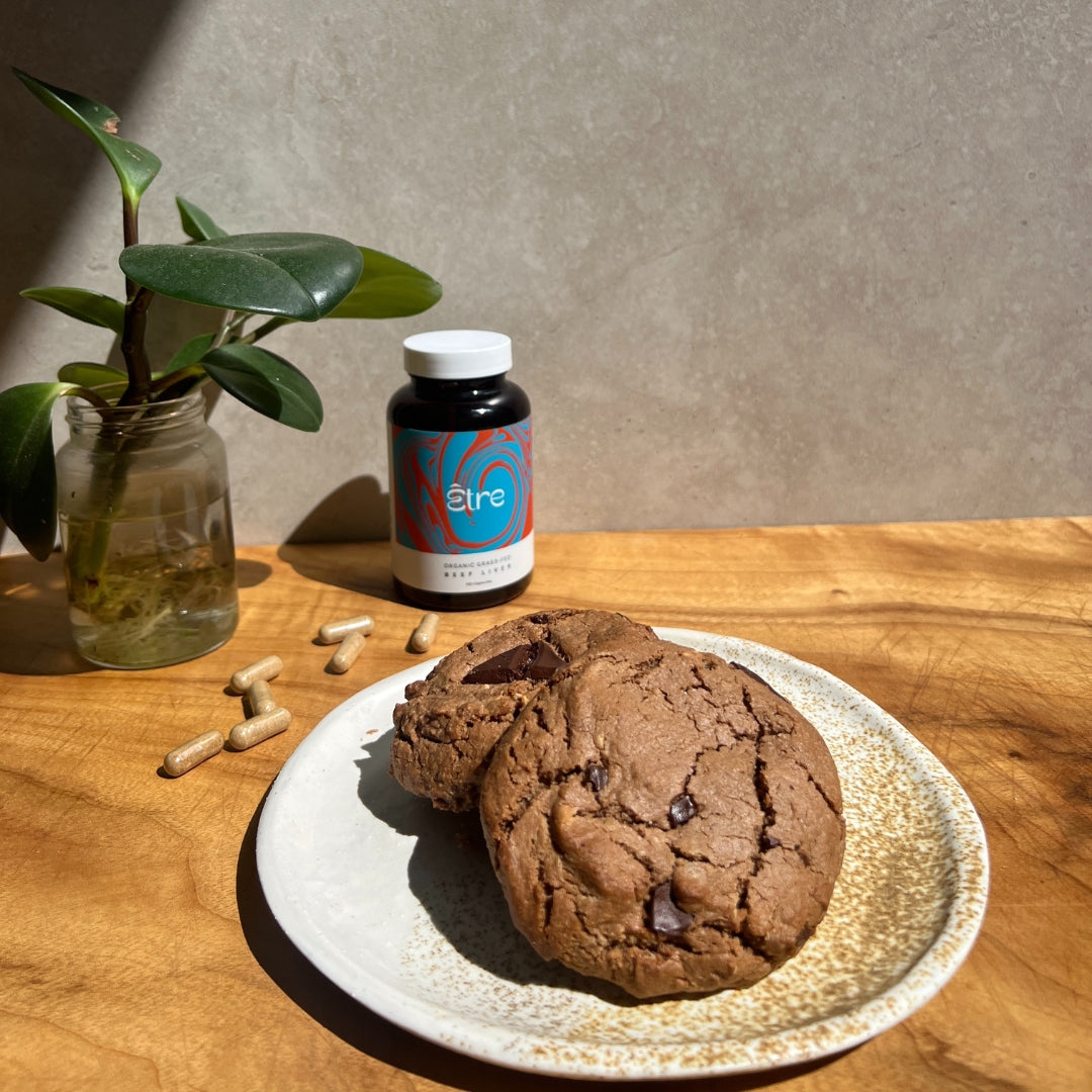 Beef Liver Chocolate Chip Cookies