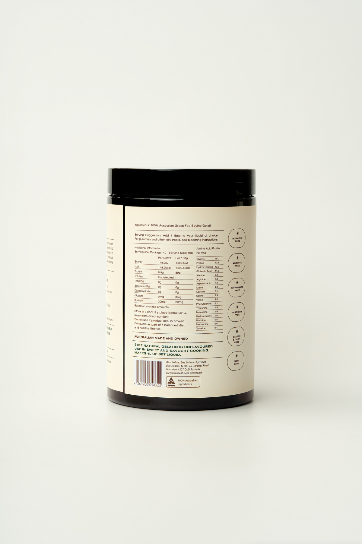 Australian Grass Fed Gelatin
